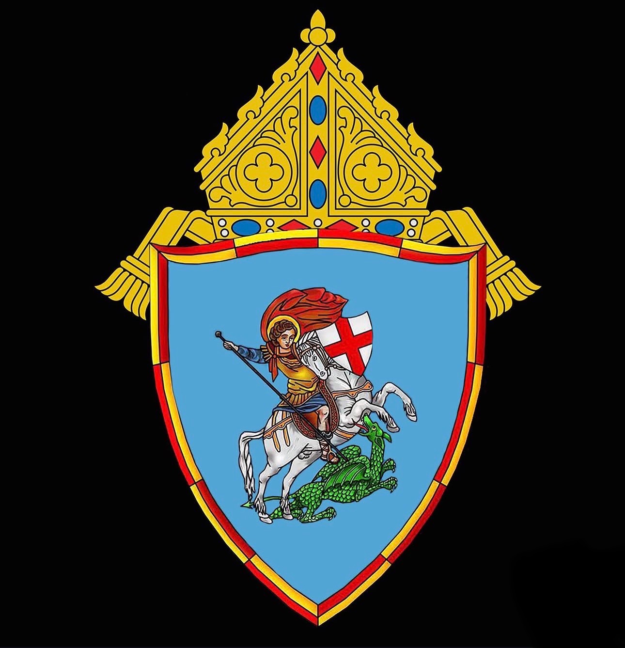 Saint George Pro-Cathedral coat of arms